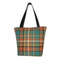 thumbnail image 1 of Fotbe colorful plaid Bolsa de Playa con Estampado, Bolsa de Hombro, Bolsa de Mano Espaciosa, Bolsa de Viaje Ligera, Bolsa de Compras Versátil, 1 of 6