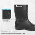 thumbnail image 5 of GIEESHIELD PVC Rain Boots for Men And Women – Waterproof Slip-Resistant Rubber Work Boots, Seamless Durable Tall Knee Boots for Agriculture, Gardening, Fishing, Industrial & Outdoor Work, Size 11, 5 of 6
