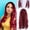 Hot Pink, variant on Long Layered Blonde Wig with Bangs for Women, Wavy Synthetic Wig Heat Resistant Hair for Daily Party Use(Gold-1,One Size)