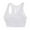 White, variant on Bigersell Women's Sports Bras - Bralettes for Women Comfort Wireless Workout Running Padded Yoga Bra Cropped Tank Tops Camisole Pull On Pullover Bras Low Impact Sleep Bras Black XL