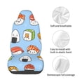 thumbnail image 4 of Balery Kawaii Sushi Funda de Asiento para Auto con Diseño - Cubierta Frontal Suave y Transpirable con Protector Antideslizante- 1 Unidad, 4 of 5