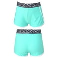 thumbnail image 6 of iiniim Kids Girls Beach Swimwear Trunks Holiday Swimming Surfing Board Shorts Bottoms 4-16 Geometric Black 10, 6 of 7