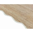 thumbnail image 3 of KLAVATE Natural Jute Hand Braided Scalloped Wave Edge Farmhouse Jute Rug, 3 of 5