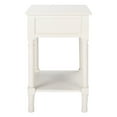 thumbnail image 3 of SAFAVIEH Allura Solid Rustic 1 Drawer Accent Table, Distressed White, 3 of 7