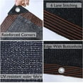 thumbnail image 3 of ORUYROP Shade Cloth for Plants Small 20x33ft, Shade Netting Black, Sun Shade Net with Grommets, Sturdy Shade Fabric, Sun Mesh Sunblock Shade Cloth Uv Resistant Net-for Patio Garden Flower Plan, 3 of 7