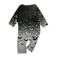 thumbnail image 4 of Halloween Family Pajamas Matching Sets Festival Pjs Family Jammies Long Sleeve Funny Novelty Halloween Spider Web Soft Two Piece Sets Fashion Holiday Family Pajamas Nightwear, 4 of 4