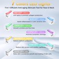 thumbnail image 3 of Red Light Therapy for Face  7 Color LED Face Skin Rejuvenation for Face & Neck Beauty Device  Deplux Neck Tightening Device(White)., 3 of 6