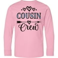 thumbnail image 3 of Inktastic Cousin Crew Long Sleeve Youth T-Shirt, 3 of 5
