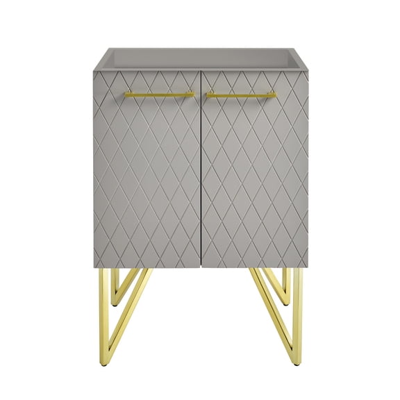 Swiss Madison Annecy 24 Diamond Grey Bathroom Vanity Cabinet Only (SM-BV257E)