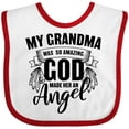 thumbnail image 3 of Inktastic My Grandma Was So Amazing God Made Her an Angel Boys or Girls Baby Bib, 3 of 4