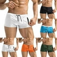 thumbnail image 5 of CENL Men Swimsuit Beach Wear Quick Drying Swim Trunks Swimwear Drawstring Shorts, 5 of 9