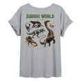 thumbnail image 2 of Jurassic World - Giants Grid - Juniors Oversized Graphic T-Shirt, 2 of 4