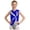 Blue, variant on Kids Girls Gymnastics Leotard Rhinestones Sleeveless Bodysuit Ballet Figure Skating Jumpsuit Red 4