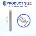 thumbnail image 2 of 60 Pcs 2x30 mm 304 Stainless Steel Dowel Pins, Round Head Flat Chamfered End Metal Dowel Pin Shelf Support Pegs Rod Fasten Elements, 2 of 6
