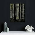 thumbnail image 4 of PIKWEEK - Black and White Wall Art Decor Lush Wood Forest Canvas Pictures Artwork Nature Landscape Painting Prints for Home Living Dining Room Kitchen, 4 of 4