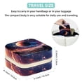 thumbnail image 5 of Galactic Space Travel Portable Square Jewelry Box Organizing Rings Earrings Necklaces Bracelets for Girls Women, 5 of 6