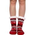 thumbnail image 3 of Joyfy 2 Pack Christmas Socks Fuzzy Socks for Women,Comfy Crew Fuzzy Sock Slippers for Women Adults,Christmas Gifts for Women, 3 of 7