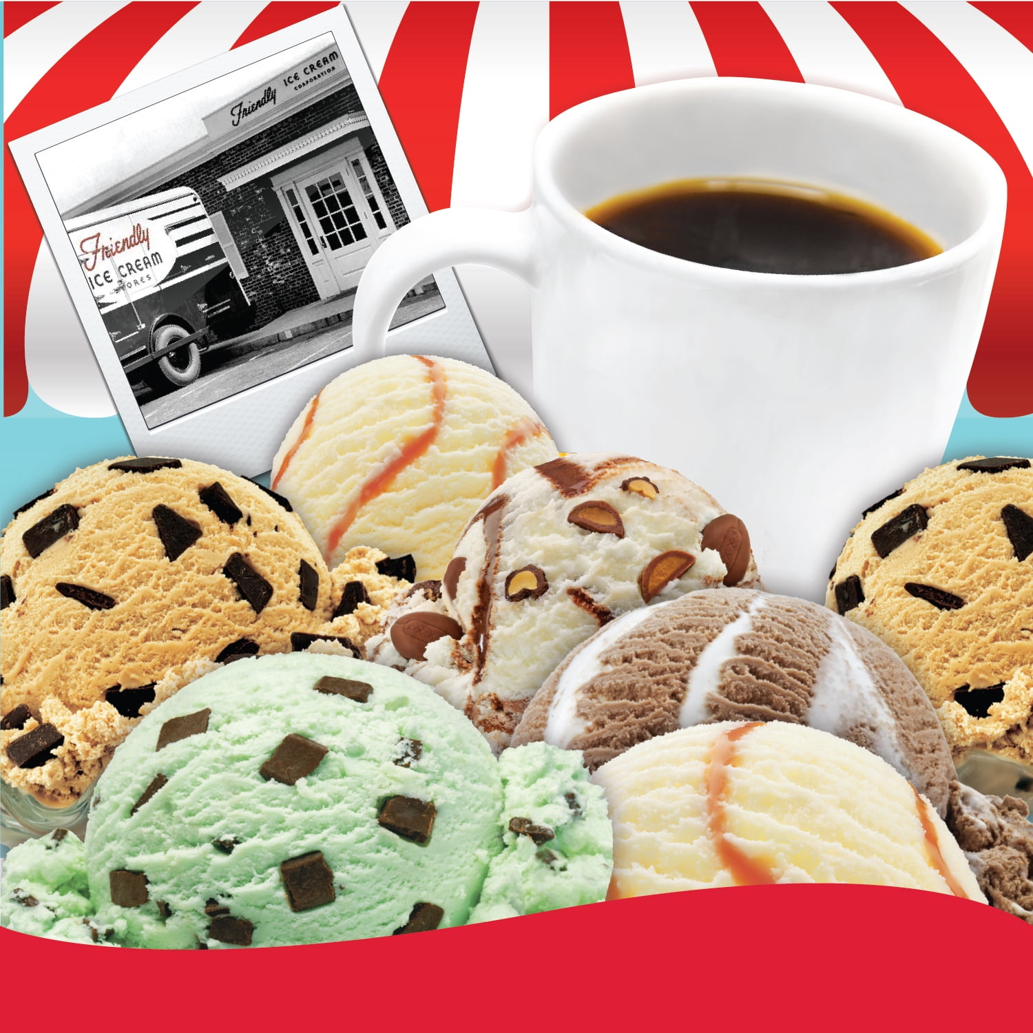 Friendly’s Sundae Nut Football Ice Cream Flavored Coffee Pods for Single Serve Coffee Brewers, 40 Ct