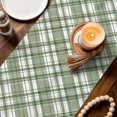 thumbnail image 2 of Table Runners 90 Inches Long Dress Scarves, Sage Green Plaid Farmhouse Coffee/Dining/Kitchen Table Decor Table Runner for Living Room, White Stripes Modern Grids Geometric 13x90 Inch, 2 of 8