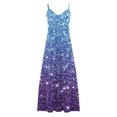 thumbnail image 5 of Ovzne Robes pour Femmes 2025 Robe pour Femme Robes d'Été pour Femmes Imprimé Sans Manches Col Rond Robe Décontractée Robes de Printemps Imprimé Liquidation, 5 of 5