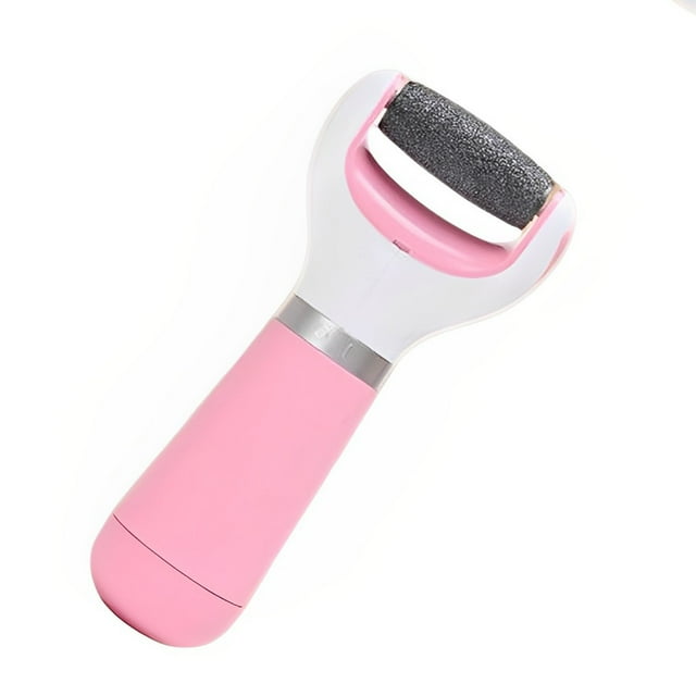 Vogacara Removedor de piel muerta de callos de pie eléctrico de mano, portátil, profesional, desmontable, archivo de pies, salón, accesorios de Cuidado de los pies Rosado Vogacara CE000642-01