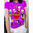 thumbnail image 4 of Camiseta de manga larga de Snoopy para mujer, camiseta con capucha de corte entallado para primavera y otoño, camiseta básica de ropa urbana para mujer, top informal, 4 of 5