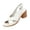 White, variant on HTHLVMD Party Casual Shoes, Adjustable Ankle Strap, Women Dressy Summer Footwear, Platform Sandals for Women Wide Width Chunky Heel Comfort Cushion Summer Outdoor Womens Shoes Casual Shoes, Black 5.5