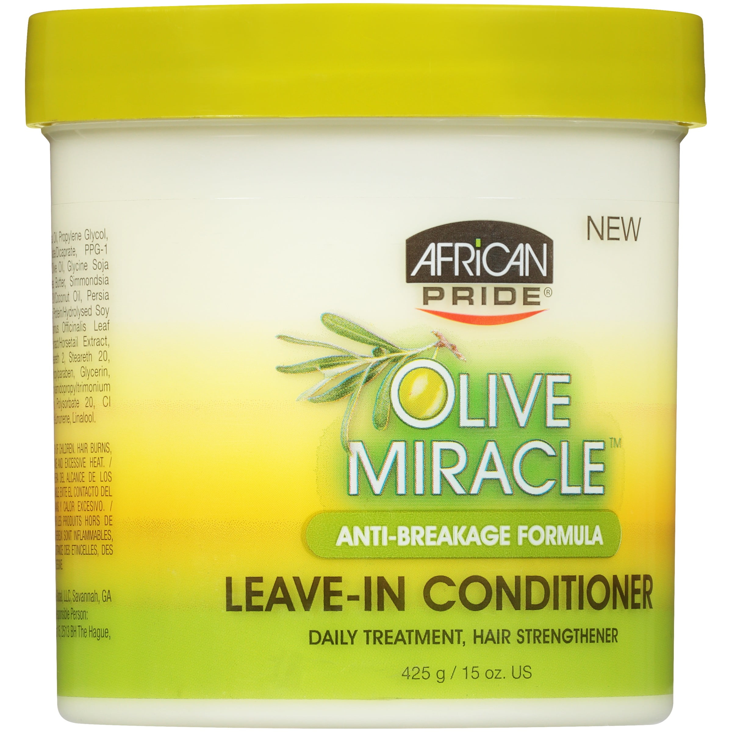 African Pride Olive Miracle AntiBreakage LeaveIn Conditioner, 15 fl