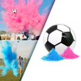 thumbnail image 3 of Gender Reveal Exploding Powder Soccer Ball with Blue Pink Powder Sequins Kit Baby Boys Girls Ultimate Party Decorations Supplies (COLOR4), 3 of 7