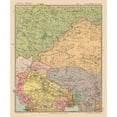 thumbnail image 3 of Streit 12x14 Black Modern Framed Museum Art Print Titled - Asia Russia India Mongolia Tibet - Streit 1913, 3 of 5