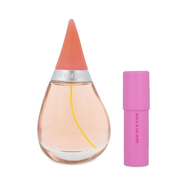SET AGATHA GOTAS DE COLOR 2PZS 100ML EDT SPRAY/ LIP STICK 5G