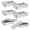 4"Deep, variant on Yesurprise Set of 6 Hotel Pan Steam Table Pan 21 x 13 Inch Anti Jam Stainless Steel Commercial Steamer Pan Food Catering Trays with cover 6" Deep