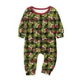 thumbnail image 1 of Moonsky-Flannel Christmas Pajamas For Family Parent-child Warm Christmas Set Giant Monster Printed Home Wear Pajamas Two-piece Mom Set Plaid Pants Matching Christmas Pjs For Winter 12 Months, 1 of 3
