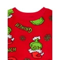 thumbnail image 2 of Dr Suess The Grinch Unisex Toddler Microfleece Pajama Top and Pants Set, 2-Piece, Sizes 12M-5T, 2 of 3