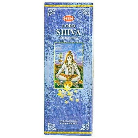 Hem Lord Shiva Incense (Box of 6 Tubes)