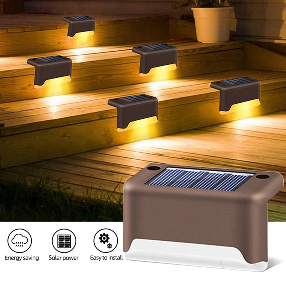 Solar Stair Lamp Outdoor Waterproof Step Lamp LED Garden Decoration