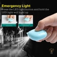 thumbnail image 5 of Parasom Personal Safety Alarm,130DB Siren with Keychian,Cute  Self-Defense Security Alarm with LED Light ,Siren for Women, Men, Elderly 2Pack(Black/Blue), 5 of 8