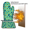 thumbnail image 5 of Gaeub Duck In Black Suit Print Oven Mitts and Pot Holders Sets of 2,Heat Resistant Pad,Cooking Gloves, for Baking BBQ Home Decor, 5 of 7