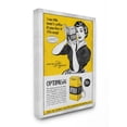 thumbnail image 2 of Stupell Industries Packaged Optimism Funny Inspirational Vintage Comic Book Design Canvas Wall Art by Ester Kay, 2 of 5