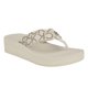 thumbnail image 1 of Sandalia Calvin Klein Meena Flip Flop en plata marfil con logo 11, 1 of 6