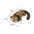 thumbnail image 3 of Tarmeek Christmas Toy Gifts Cat Stuffed Animals Toys,Cat Plush Toys,Soft Plush Electric Rolling Cats ,Lifelike Sleeping Simulation Cat,Suitable for Home Decoration, Photography Props, Teaching Mold, 3 of 6