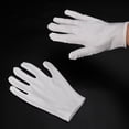 thumbnail image 5 of Guantes de algodón blanco guantes de trabajo guantes blancos texto juego etiqueta protección laboral puro algodón sudor guantes blancos, 5 of 5