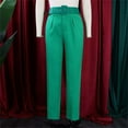 thumbnail image 4 of B91xZ Pantalon de Jogging pour Femmes Taille Haute Extensible Cargo, Vert TG, 4 of 4