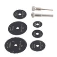 thumbnail image 4 of Cutting Blade, 8Pcs Circular Saw Blade Hard Universal  For Wood For Soft Metal Black, 4 of 8