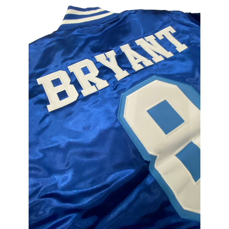 💎 Kobe Bryant Headgear Classic Crenshaw Satin Jacket - Royal Size: XXL 💎