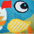 thumbnail image 3 of Ladole Rugs Adorable Owl Kids Area Rug Carpet Green Multi, 3'9" x 5'2" (115cm x 160cm), 3 of 4