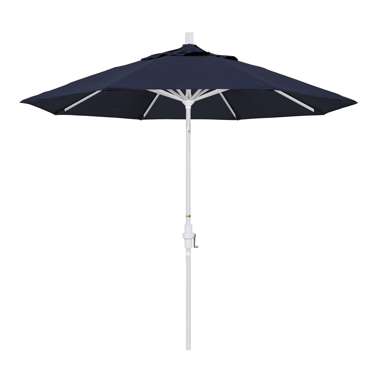 Red California Umbrella 9-Feet Aluminum Sunbrella Fabric Market Umbrella SDAU908900-5403