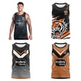thumbnail image 2 of Chaleco de rugby retro 2024 Wests Tigers Varias camisetas de local y visitante/de alta calidad, 2 of 5
