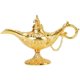 thumbnail image 1 of Lámpara de metal Genie Aladdin, Aladdin Genie Light Tetera de lujo Retro Elf Light Tetera Lámpara de aceite para la colección casera de deseos de luz, 1 of 7