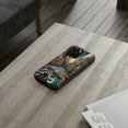 thumbnail image 2 of DistinctInk Hybrid (Acrylic / TPU) Clear Slim Fit Case for Apple iPhone 15 Pro (6.1" Screen) - "Urban Kaleidoscope: Vibrant Street Art Transforms City Landscape", 2 of 8